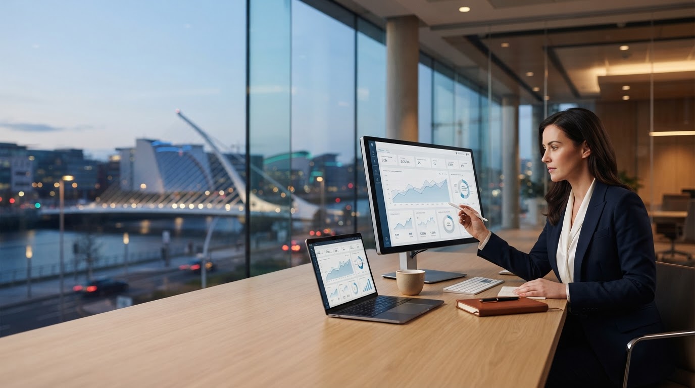 Accrummentor data visualisation dashboard showing real-time market analysis charts